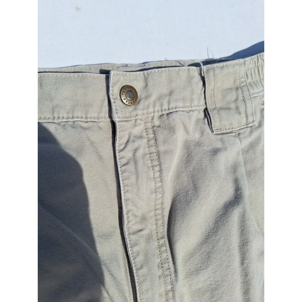 5.11 Tactical Series Pant Men 34x36 Khaki Cargo TacLite Pro‎ RipStop Double Knee
